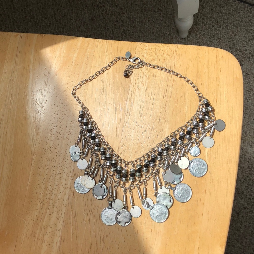 Bohemian coin necklace